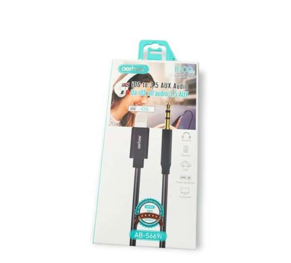 AB-S669i Lightning To 3,5mm Aux Audio