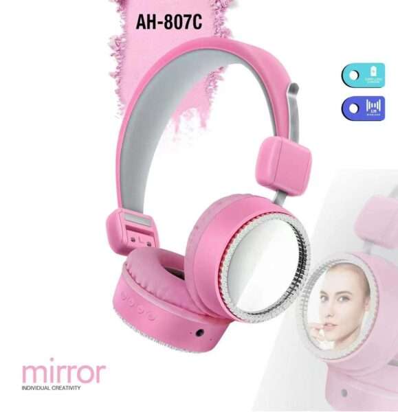 AH-807C Bluetooth Headphone With Mirror