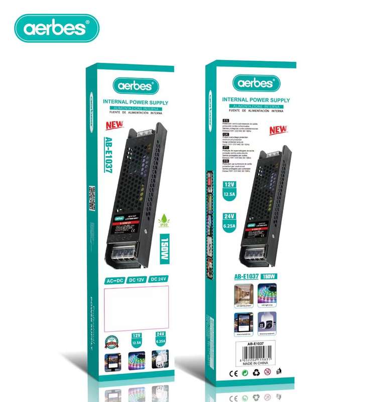 Aerbes AB-E1037-12V Internal Power Supply 12.5A 150W