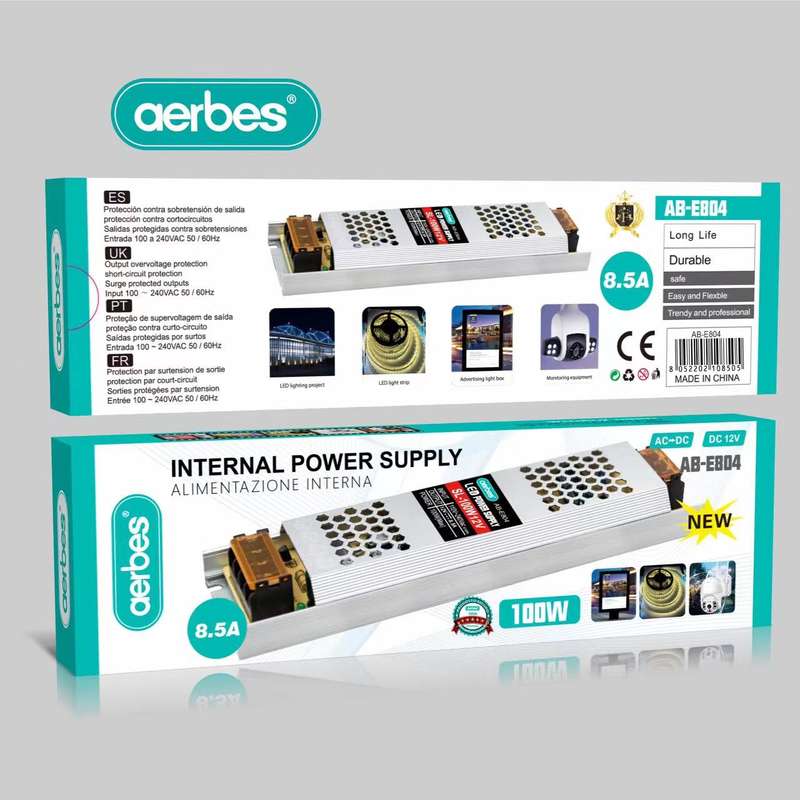 Aerbes AB-E804 Internal Power Supply 12V-8.5A 100W