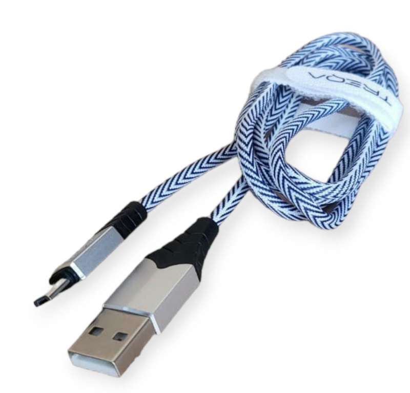 Treqa CA-8331 Micro USB Braided Cable 3.4A 1M