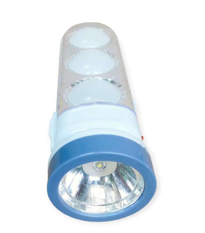 FA-189-A Rechargeable LED Emergency Light Cold White, Warm White + Torch and Battery Operated