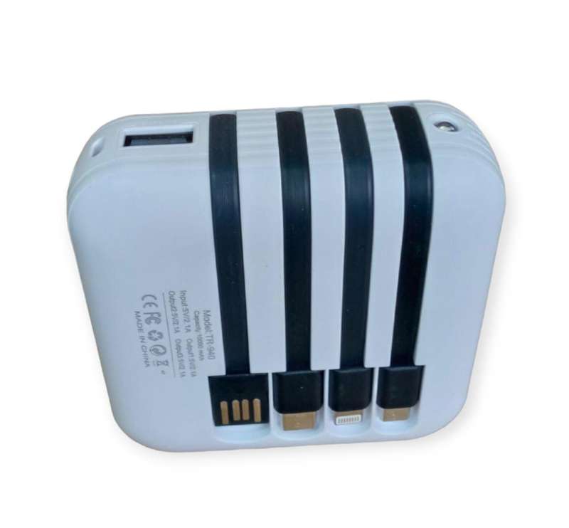 Treqa TR-940 Power Bank 10000Mah With LED Flashlight