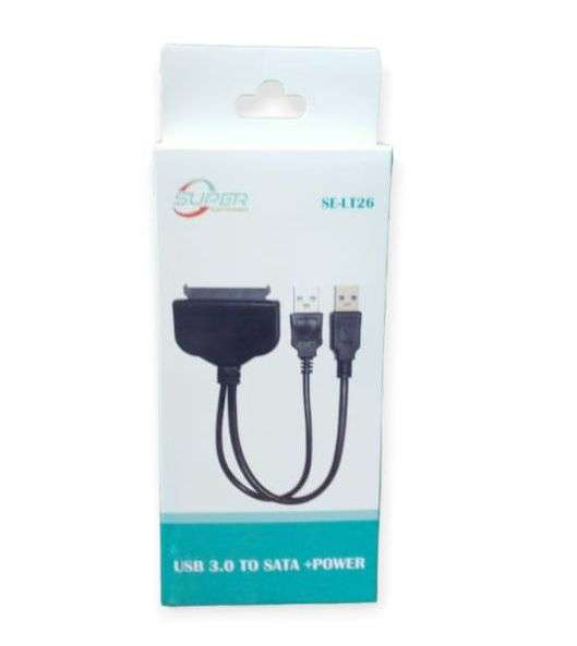 Super Electronics SE-L26 USB 3.0 To Sata Cable With USB Power