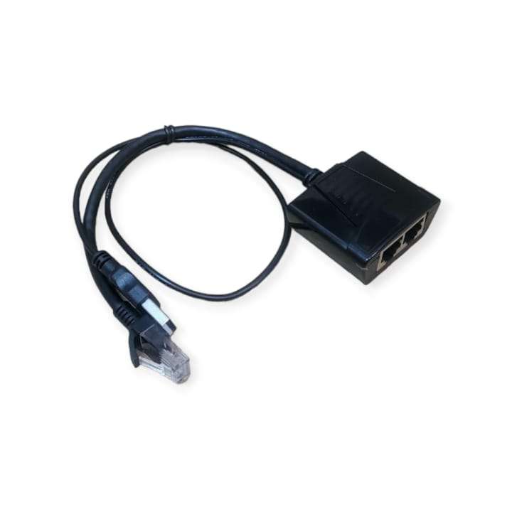 SE-RJ45 USB To 2 RJ45 Female and 1 RJ45 Male Network Splitter