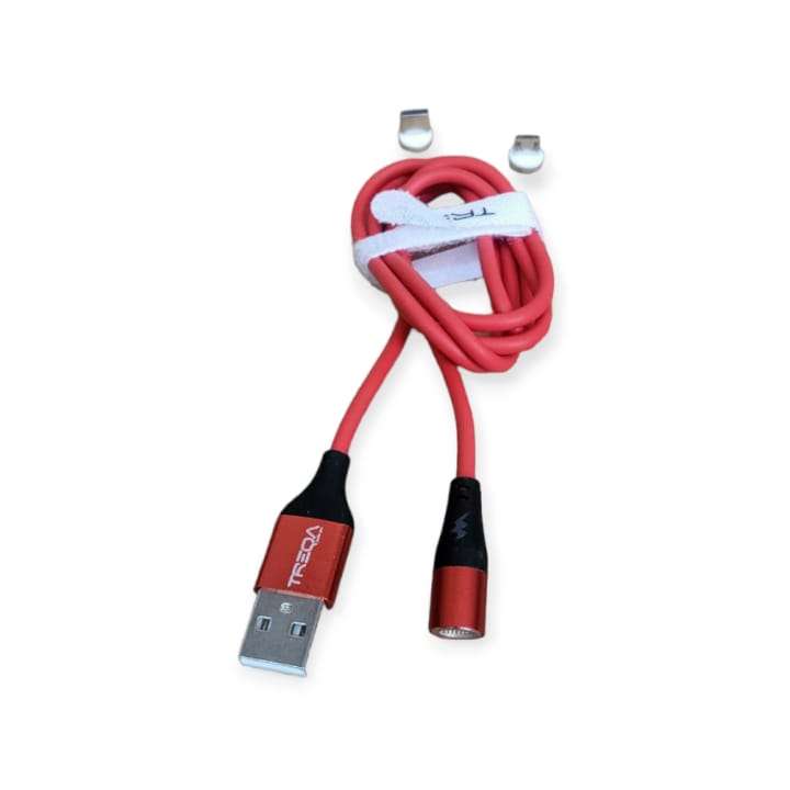 Treqa  CA-846 Magnetic Cable Type C, V8 And IOS Connector  5.1A