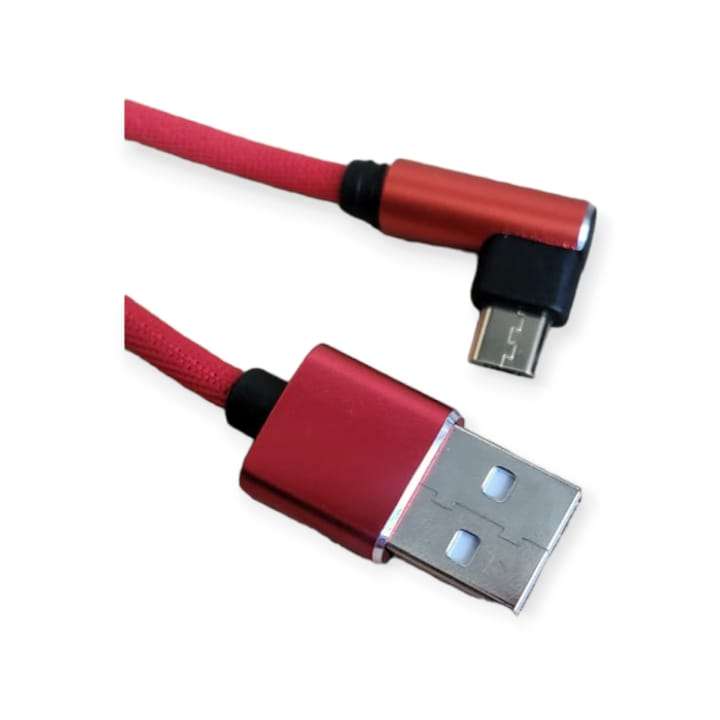 Treqa CA-8101 90° Angle Micro USB Cable 1M