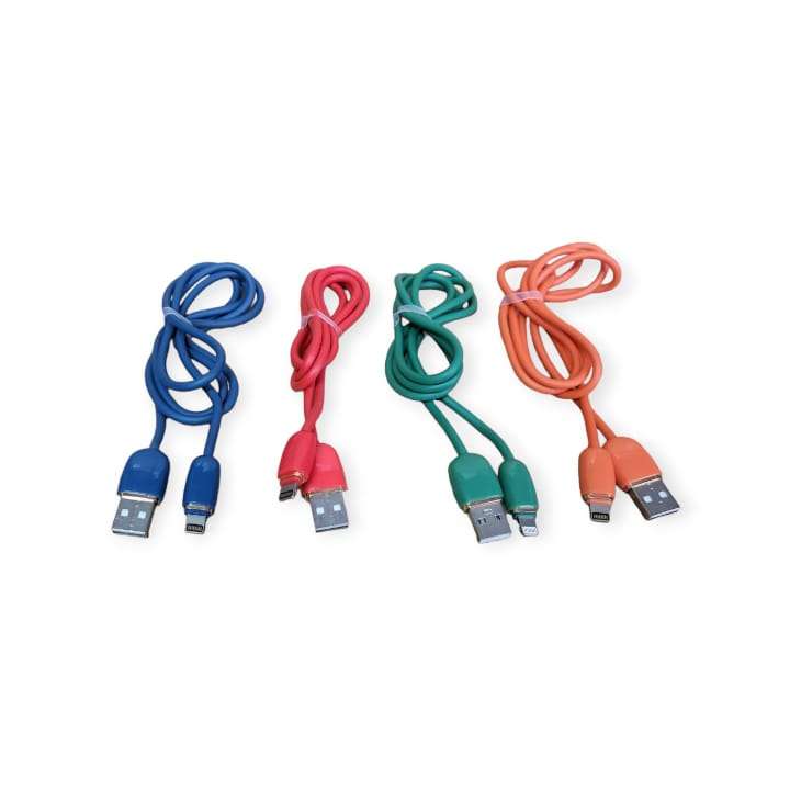 Treqa CA-8602 Silicone Lightning Pin USB Cable For IOS 5.1A 1M