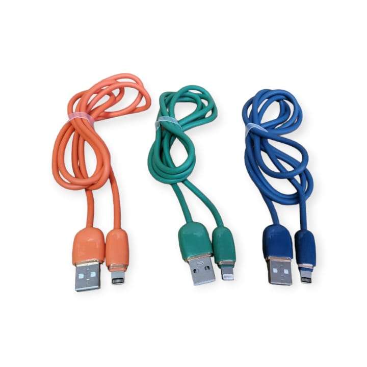 Treqa CA-8602 Silicone Lightning Pin USB Cable For IOS 5.1A 1M