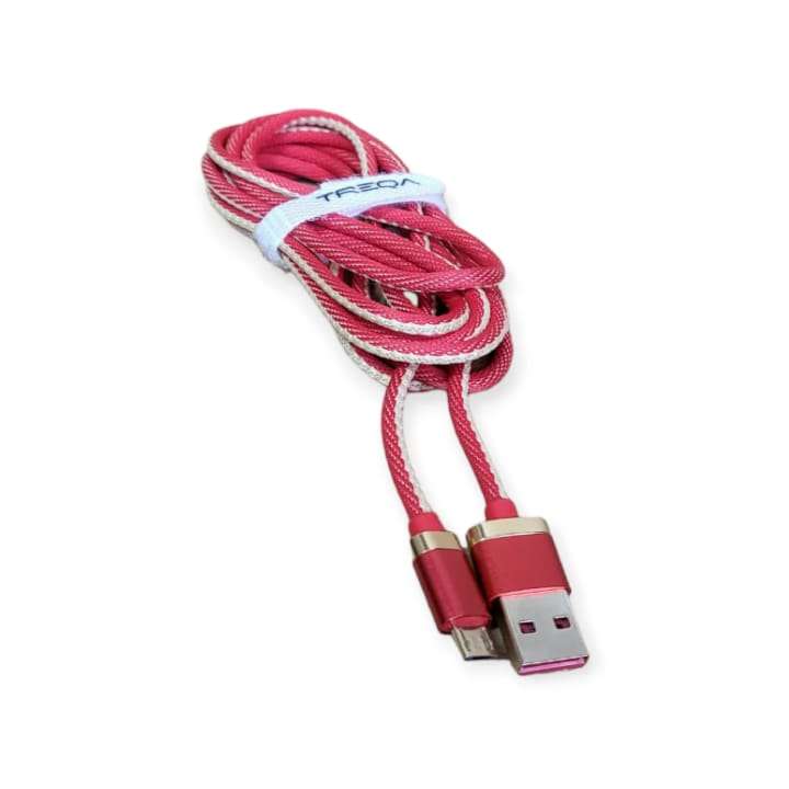 Treqa CA-8281 Golden Cowboy V8 USB Cable 3.1A 2M