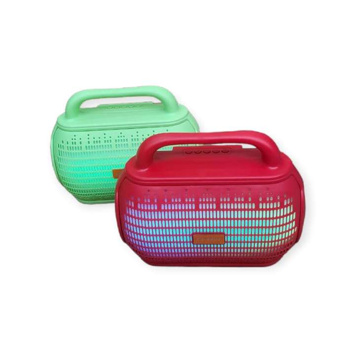 CS-4401 Bluetooth Stereo RGB Multimedia Speaker USB &amp; Micro SD Card Playback FM Radio 4"