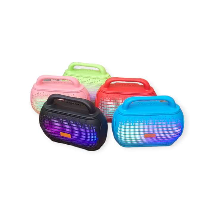 CS-4401 Bluetooth Stereo RGB Multimedia Speaker USB &amp; Micro SD Card Playback FM Radio 4"