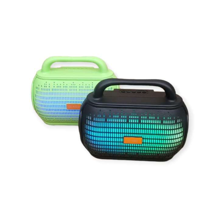 CS-4401 Bluetooth Stereo RGB Multimedia Speaker USB &amp; Micro SD Card Playback FM Radio 4"