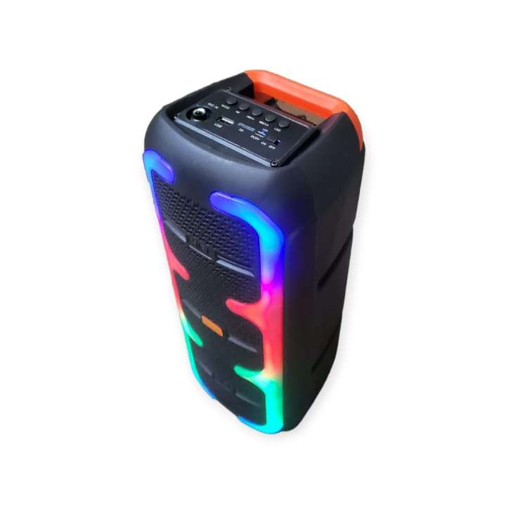 CS-4408 RGB Bluetooth Speaker with Microphone Line In USB &amp; Micro SD Card Playback + FM Radio...