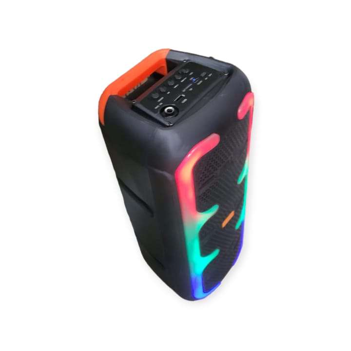 CS-4408 RGB Bluetooth Speaker with Microphone Line In USB &amp; Micro SD Card Playback + FM Radio...