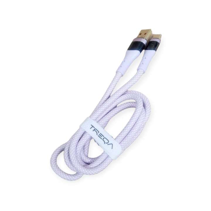 Treqa CA-8813 USB To Type C 9.1A Cable 1M