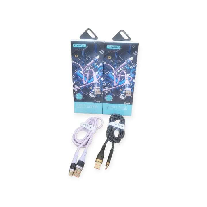 Treqa CA-8813 USB To Type C 9.1A Cable 1M