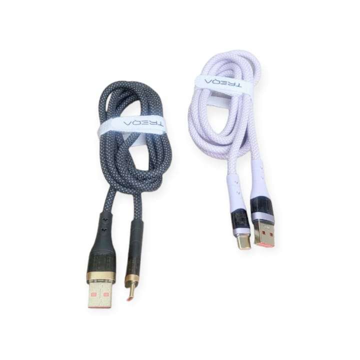Treqa CA-8813 USB To Type C 9.1A Cable 1M