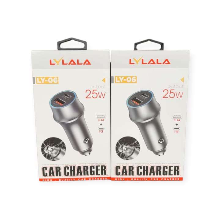 Lylala LY-06 USB 3.1A +PD 25W Car Charger