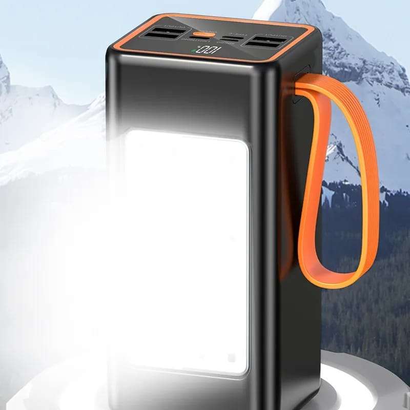 Sovo PD120 Power Bank Fast Charging QC3.0 50000mah With 4 USB Output PD Port + LED Light