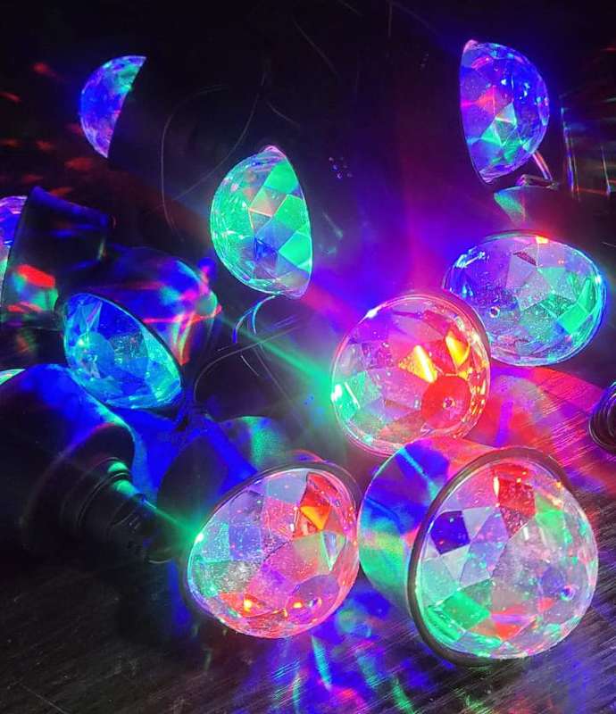 FA-DC6887T Solar Garden Ambient String Lights 2 In 1 Color Warm White+ RGB