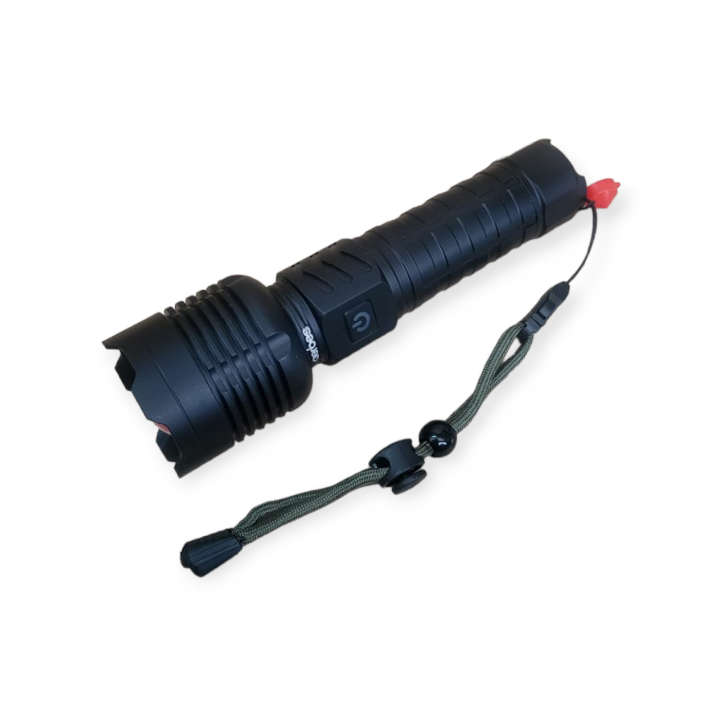 Aerbes AB-SD07 Rechargeable Telescopic Flashlight With Hammer And USB Port  30W