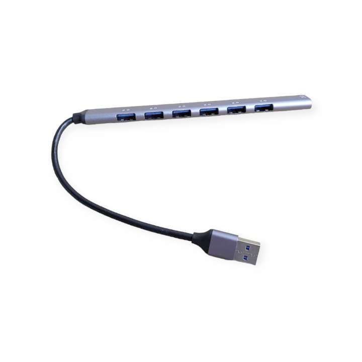 Treqa USB-730 Aluminum 7 Ports USB 3.0 Hub
