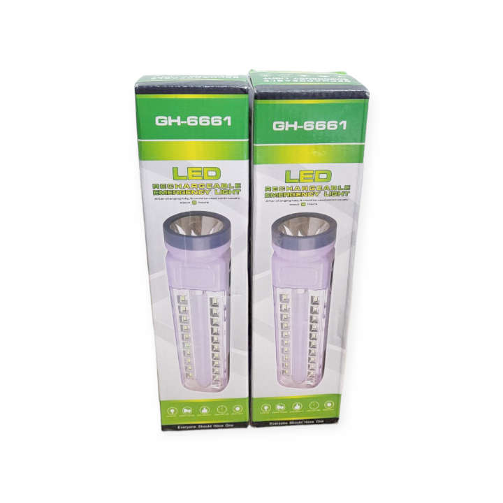 FA-6661 Solar Powered LED Rechargeable Emergency Light