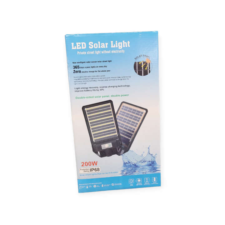 FT-200W-210 Double Sided Private Street Solar Light With 30cm Pole Arm 200W