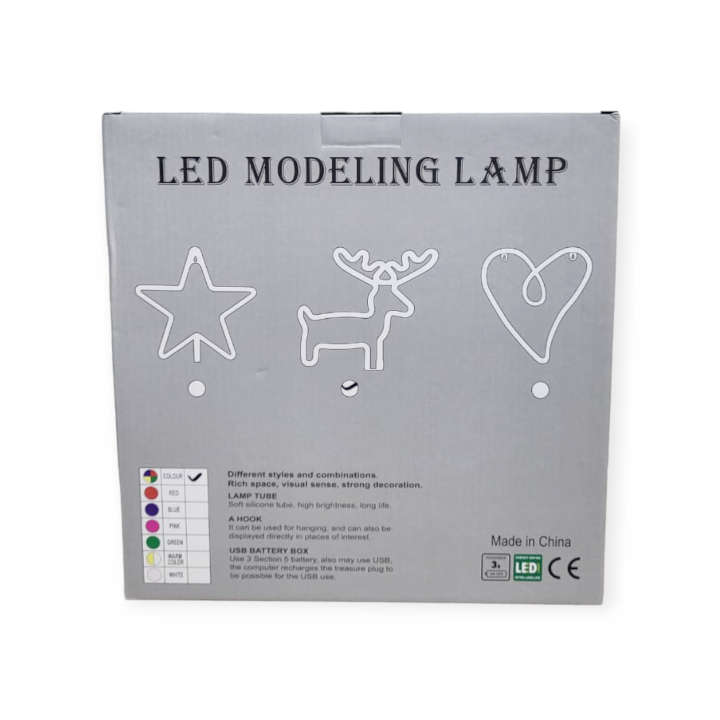 FA-A25 LED Reindeer Neon Sign Lamp USB And Battery Operated