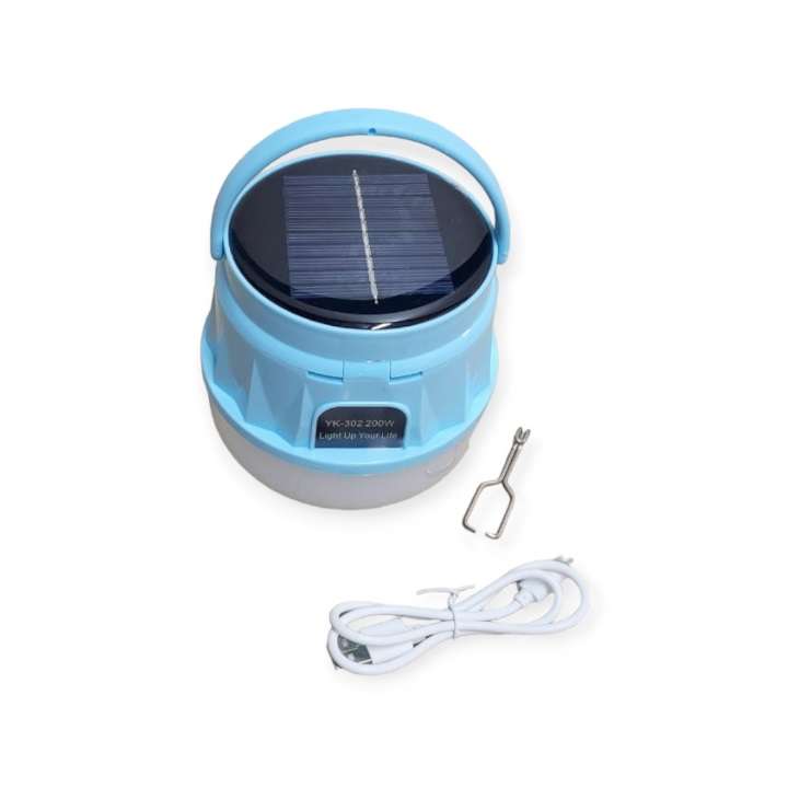 Aerbes AB-TY23 Solar Powered Camping Light With A Hook 200W