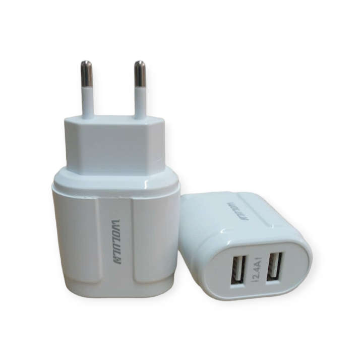 Wolulu AS-51453 Dual USB Wall Charger 2.4A