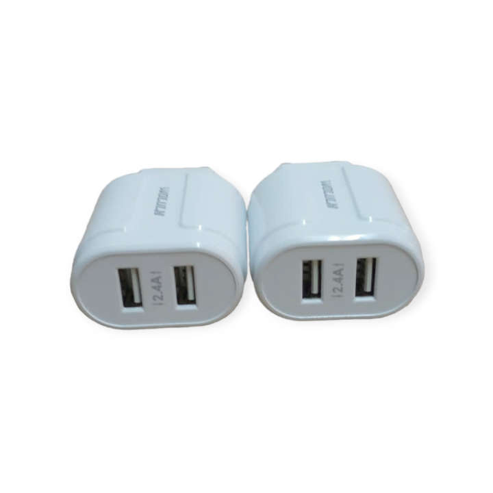 Wolulu AS-51453 Dual USB Wall Charger 2.4A