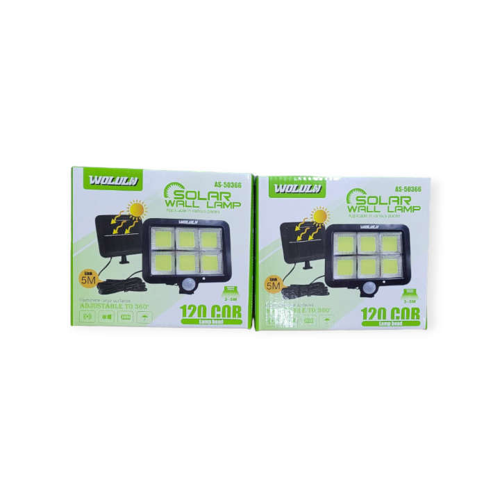 Wolulu AS-50366 Solar Powered Sensor Motion Wall COB Light