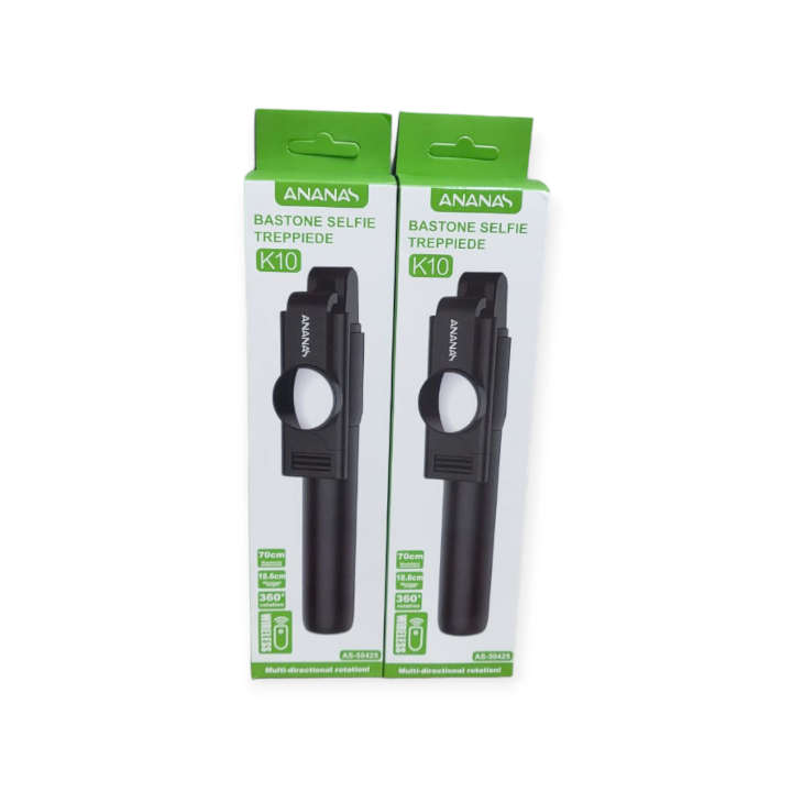 Ananas AS-50425 Bluetooth Selfie Stick Integrated Tripod For IOS And Android K10