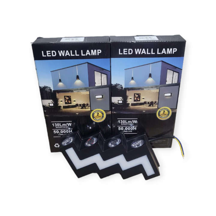 12W Double Sided LED Wall Lamp 3000K 8 LEDS
