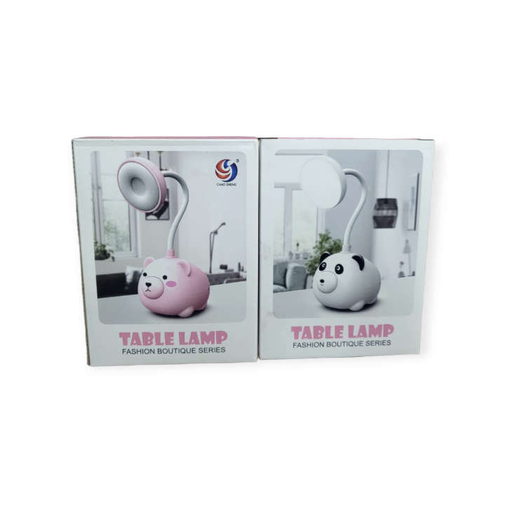 CS285-1 Cute Panda USB Rechargeable Table Lamp With Pencil Holder