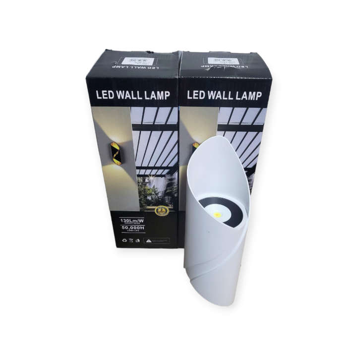 Aluminum Alloy 10W COB White+ Warm White Wall Light