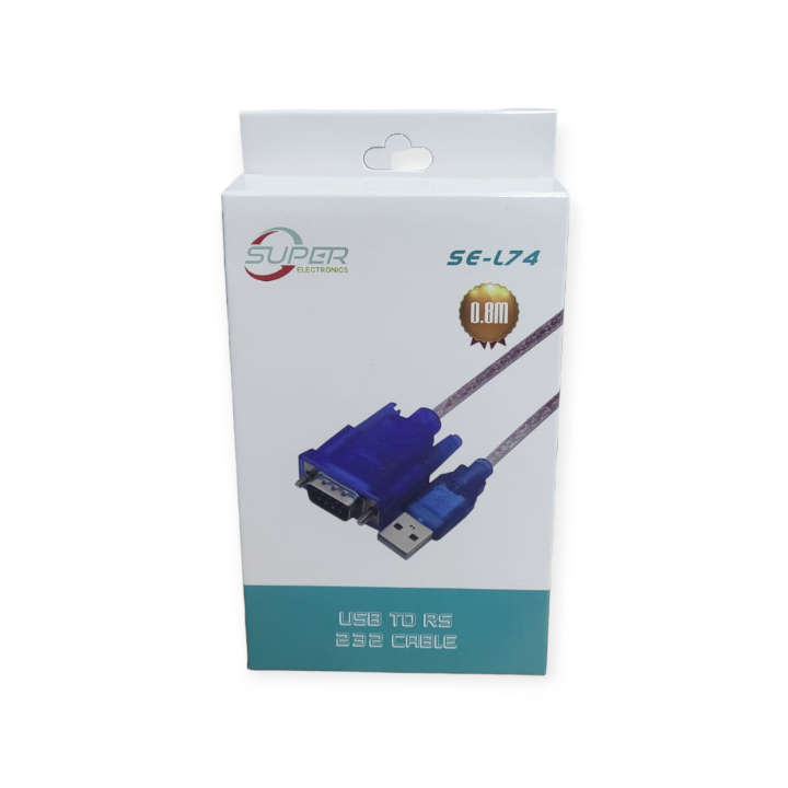 SE-L74 USB To RS 232 Serial PDA 9 Pin DB9 Cable Adapter