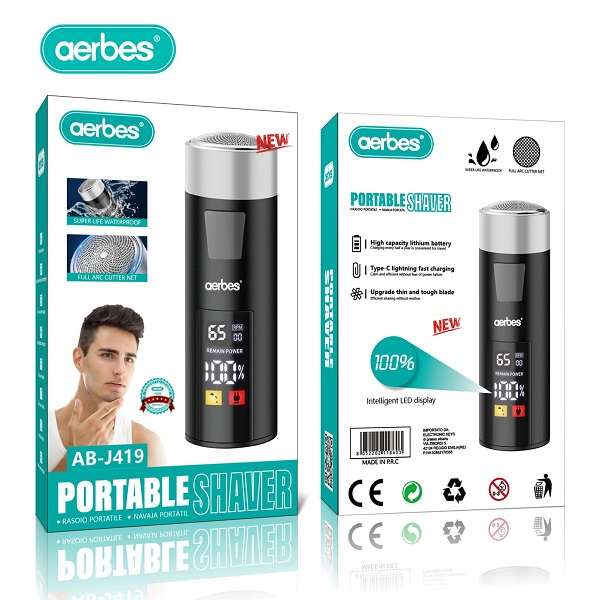 Aerbes AB-J419 Portable Electric Shaver