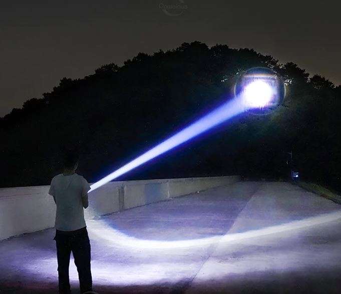 FA-TD-T22S Powerful LED Rechargeable Searchlight Lantern Flashlight