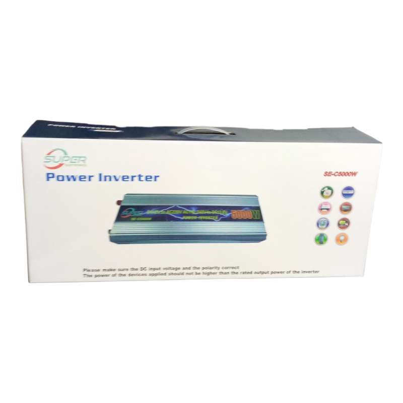 Power Inverter 12V DC To 220V AC 5000W