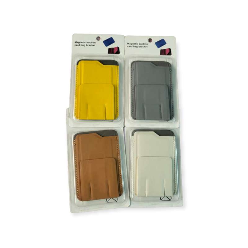 Magnetic Suction Cellphone Card Holder