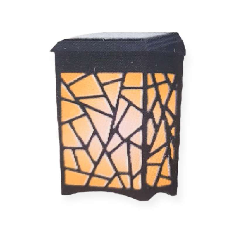 FA-6601 Warm White + Multi Colors Solar Wall Light
