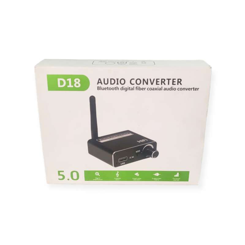 D18 Bluetooth Digital Fiber Coaxial Audio Converter
