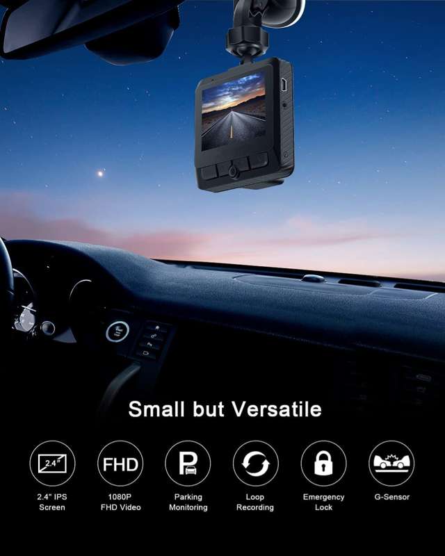 V5 Wifi Dash Board Camera with Reverse Camera