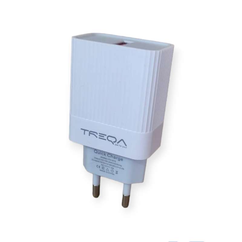 Treqa CH-632-IOS USB Wall Charger With IOS USB Cable