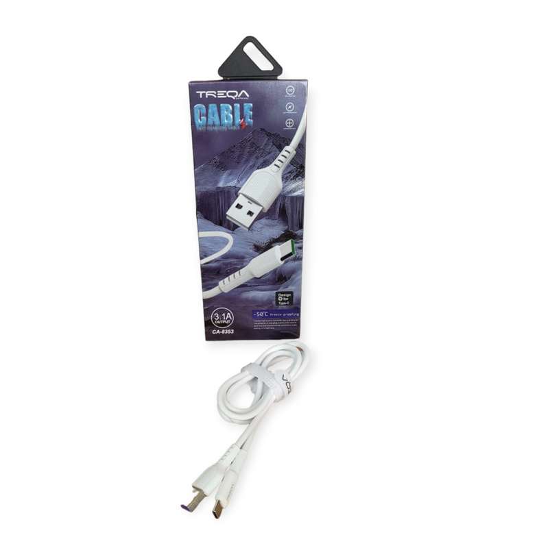 Treqa CA-8353 Type C USB Cable 3.1A 1M