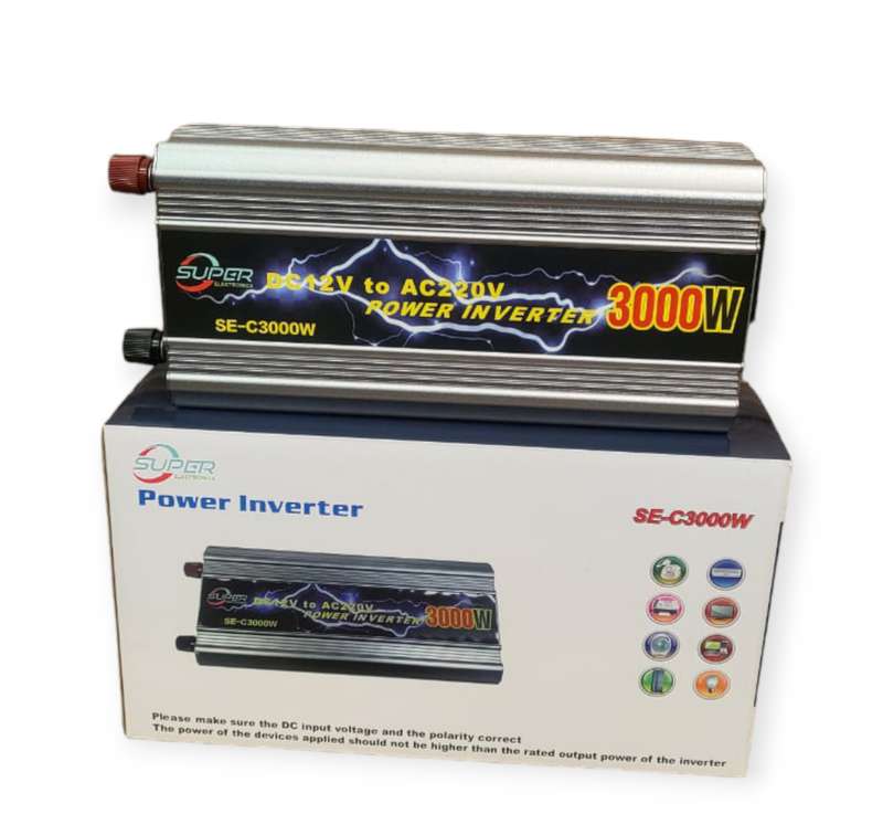 SE-C3000W Power Inverter 12V DC To 220V AC  3000W