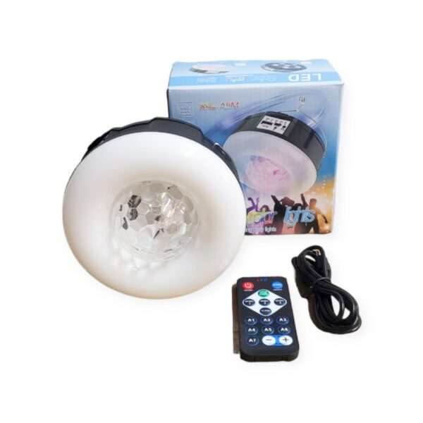 FA-XKL-A5P Solar Powered RGB Remote Controlled Camping Party Light With Hook